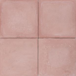Cement Encaustic Tile Plain Colour Pale Wine  # 16B